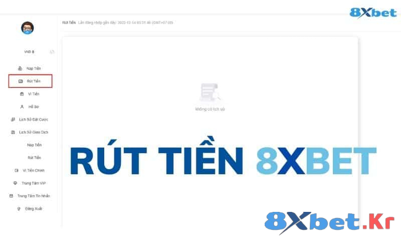 Điều kiện để rút tiền tại 8Xbet